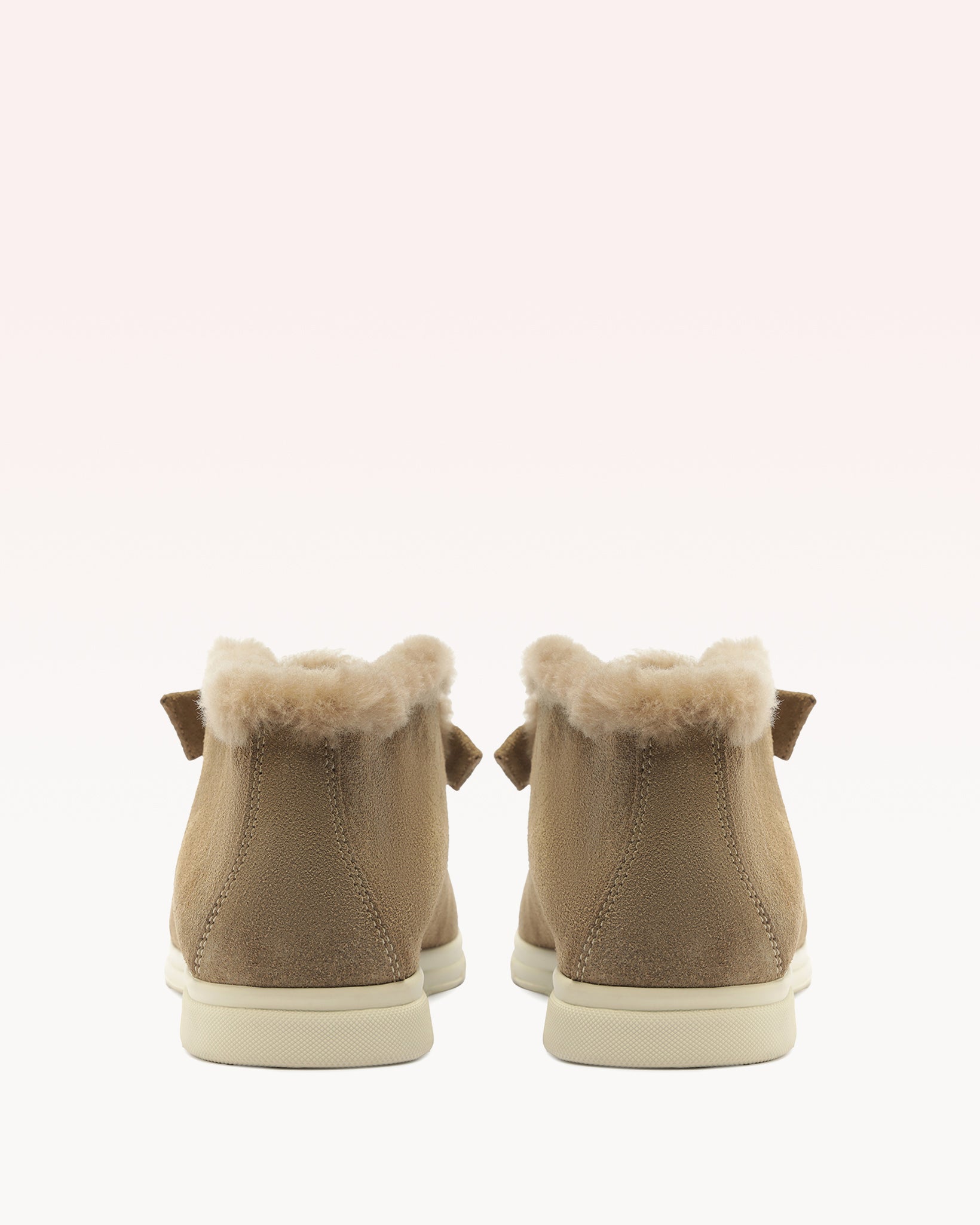Clarita Shearling Slip On Bootie Semolina - Image 5