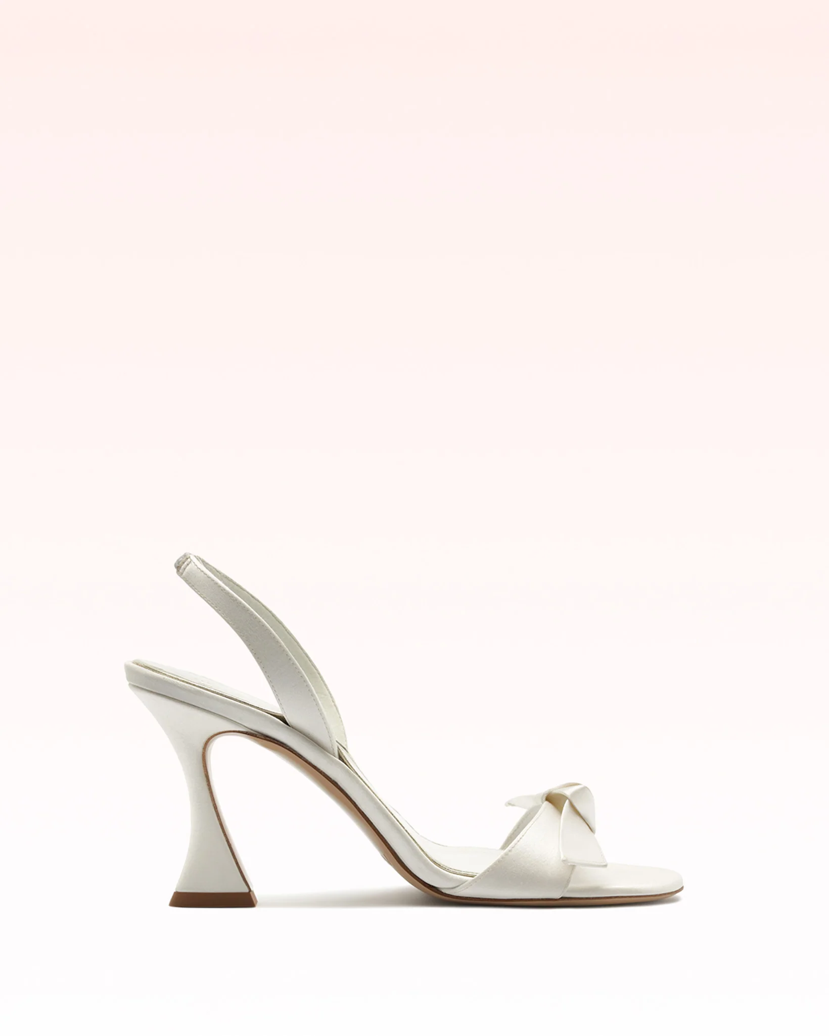 Clarita Sling 85 Satin Bianco