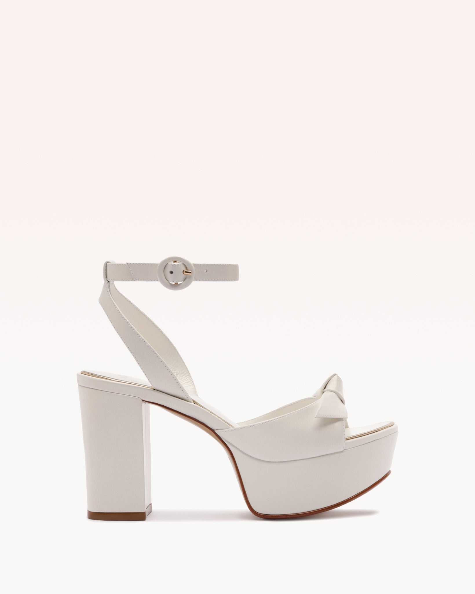 Clarita Tie Platform Ivory
