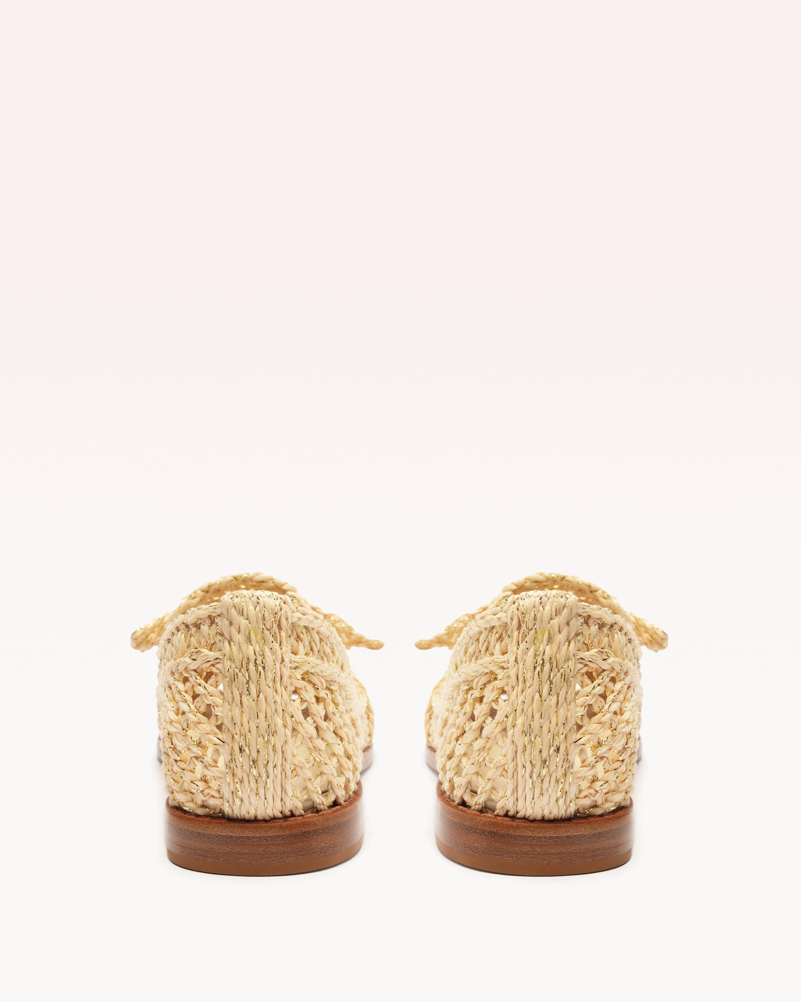 Raffia Penny Loafer Pearl - Image 3