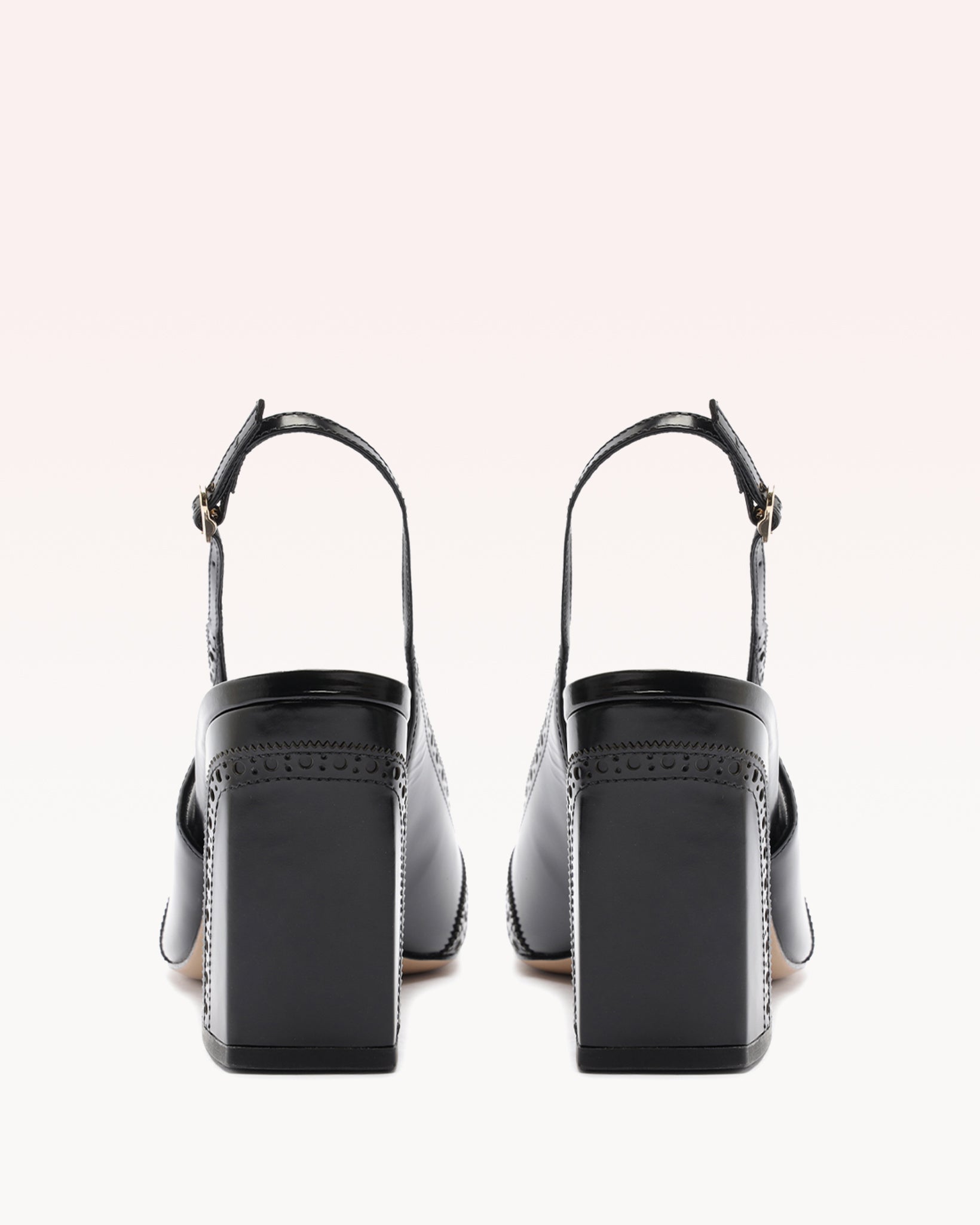 Slingback Brogue 85 Black - Image 4
