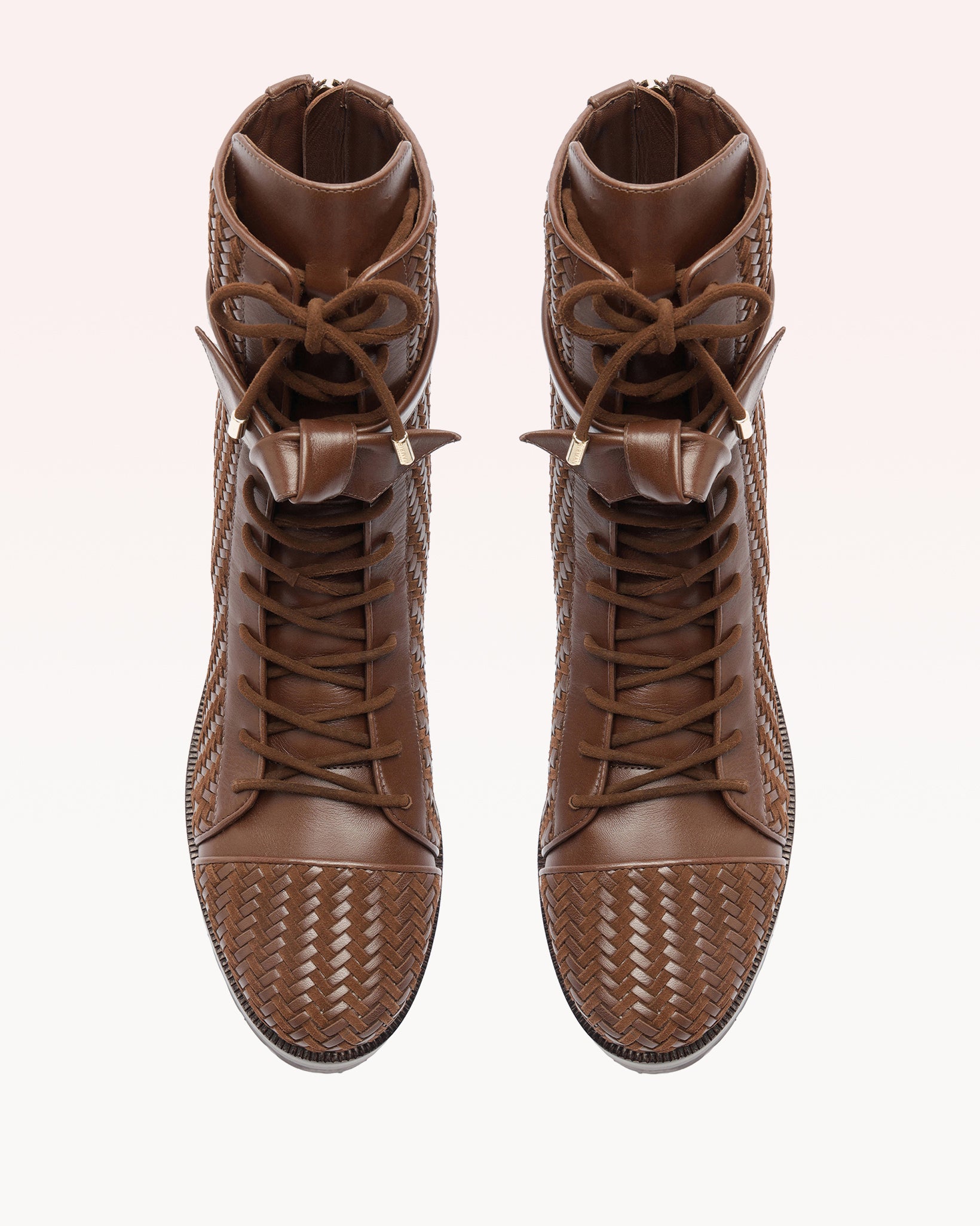 Tresse Combat Bootie Brown - Image 4